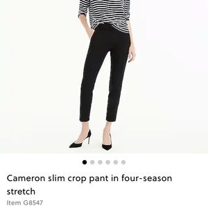 J Crew Cameron Slim Crop Pant